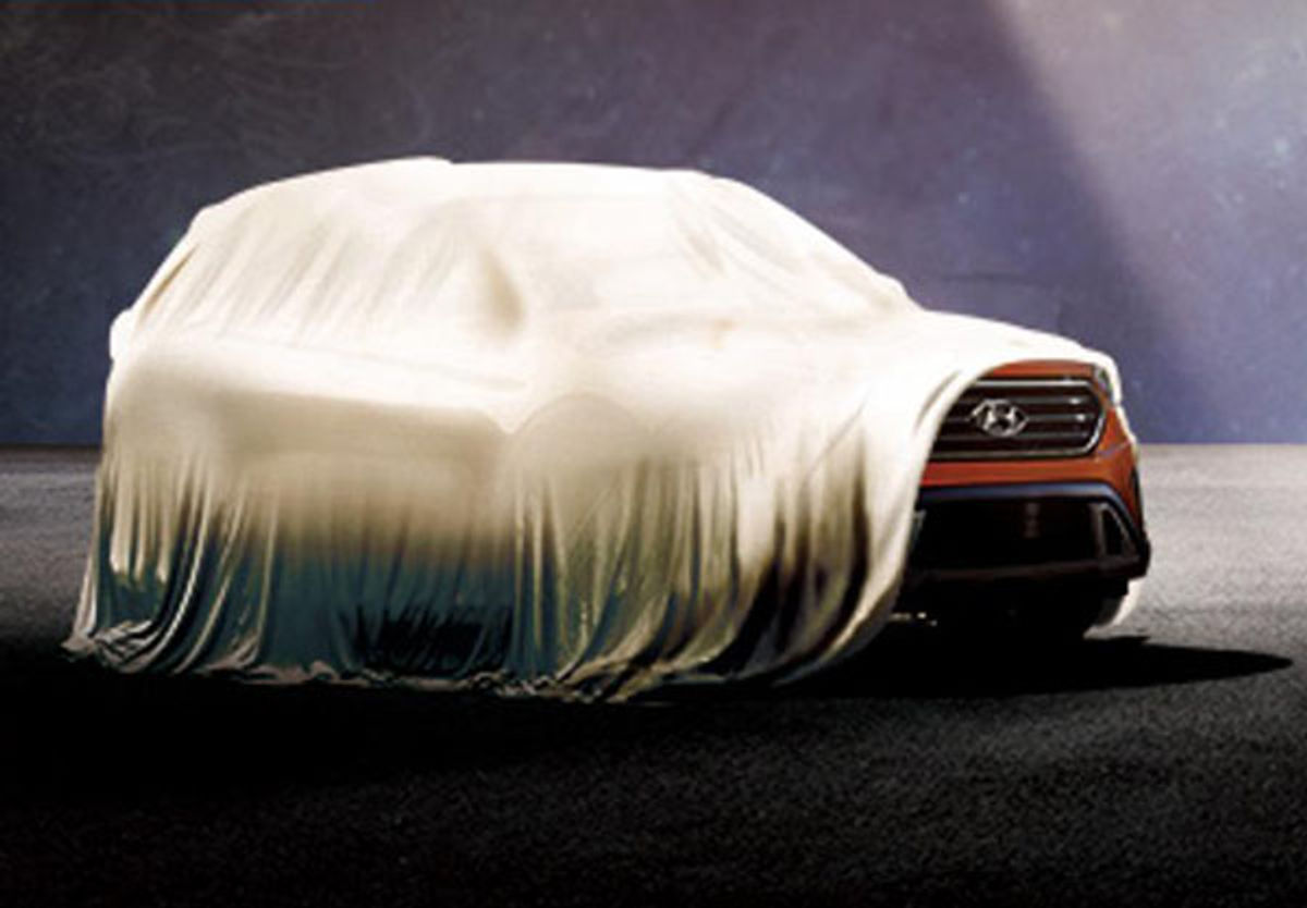 Hyundai officially teases the ix25 compact SUV Hyundai officially teases the ix25 compact SUV